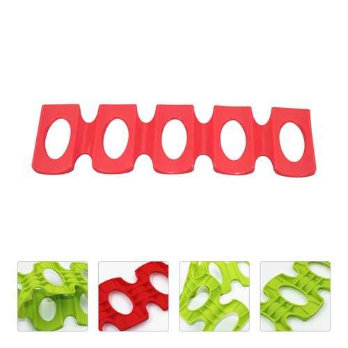 Red silicone can - can, rack