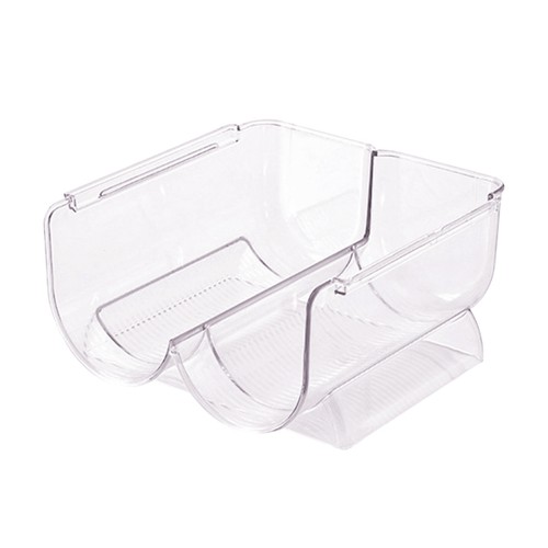 Stackable fridge organizer - stackable,